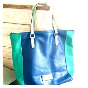 Marc By Marc Jacobs leather color block tote